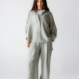 Must Have Linen Shirt Olive - AB ESSENTIALS