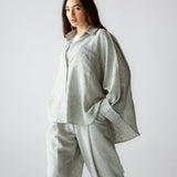 Must Have Linen Shirt Olive - AB ESSENTIALS