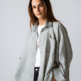 Must Have Linen Shirt Olive - AB ESSENTIALS