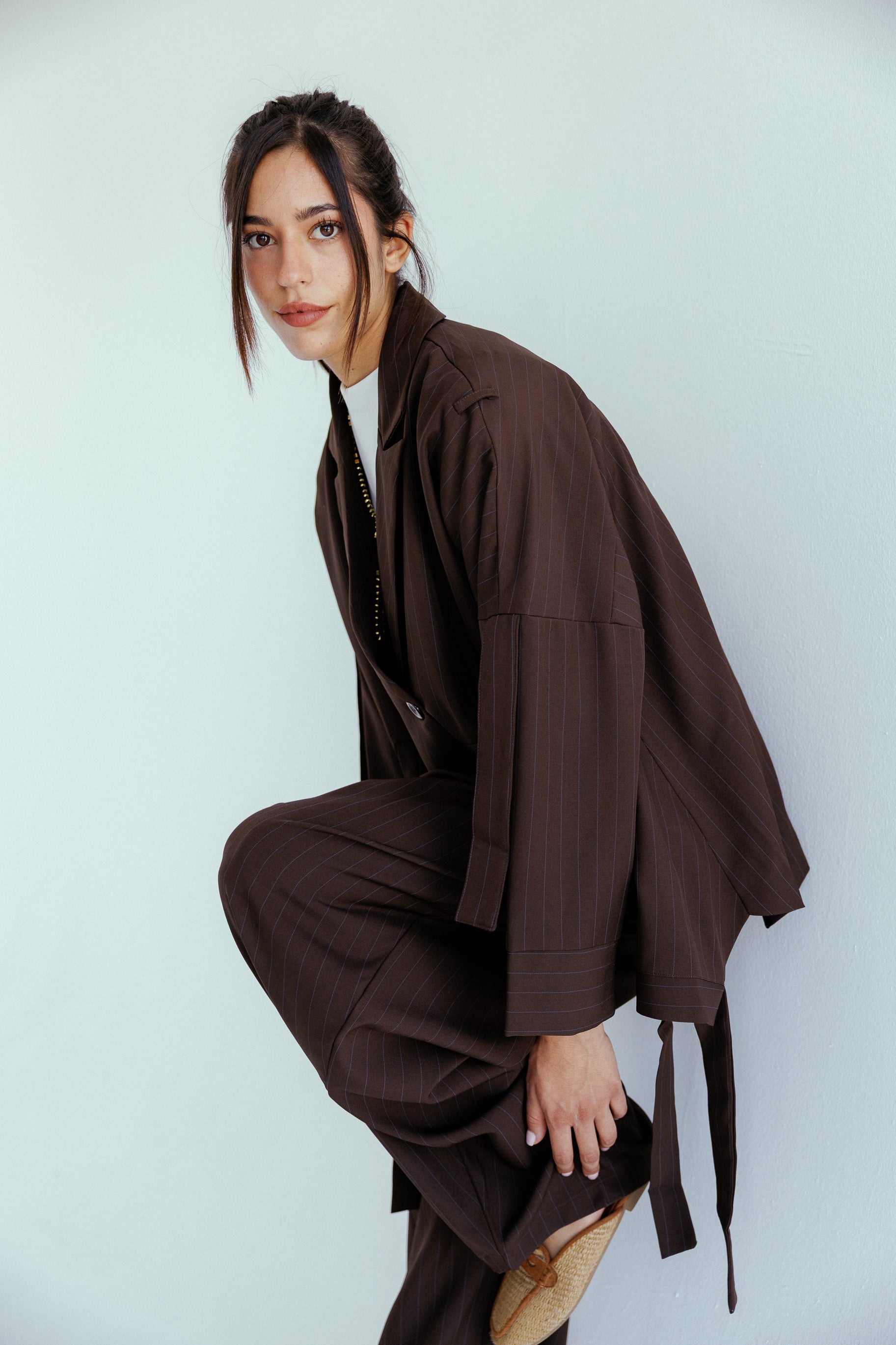 New Bestie Blazer Brown - AB ESSENTIALS
