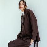New Bestie Blazer Brown - AB ESSENTIALS