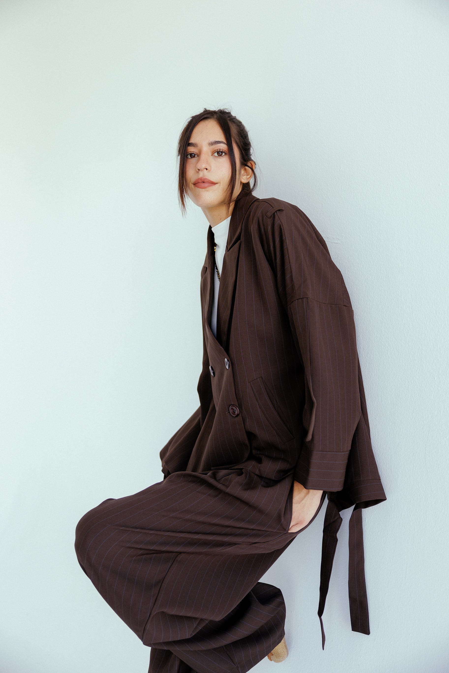 New Bestie Blazer Brown - AB ESSENTIALS