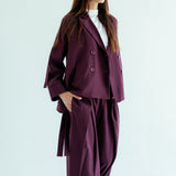 New Bestie Blazer Burgundy - AB ESSENTIALS