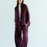 New Bestie Blazer Burgundy - AB ESSENTIALS