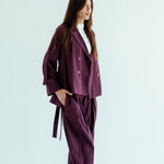 New Bestie Blazer Burgundy - AB ESSENTIALS