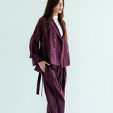 New Bestie Blazer Burgundy - AB ESSENTIALS