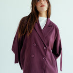 New Bestie Blazer Burgundy - AB ESSENTIALS
