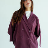 New Bestie Blazer Burgundy - AB ESSENTIALS