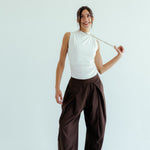 New Bestie Pants Brown - AB ESSENTIALS