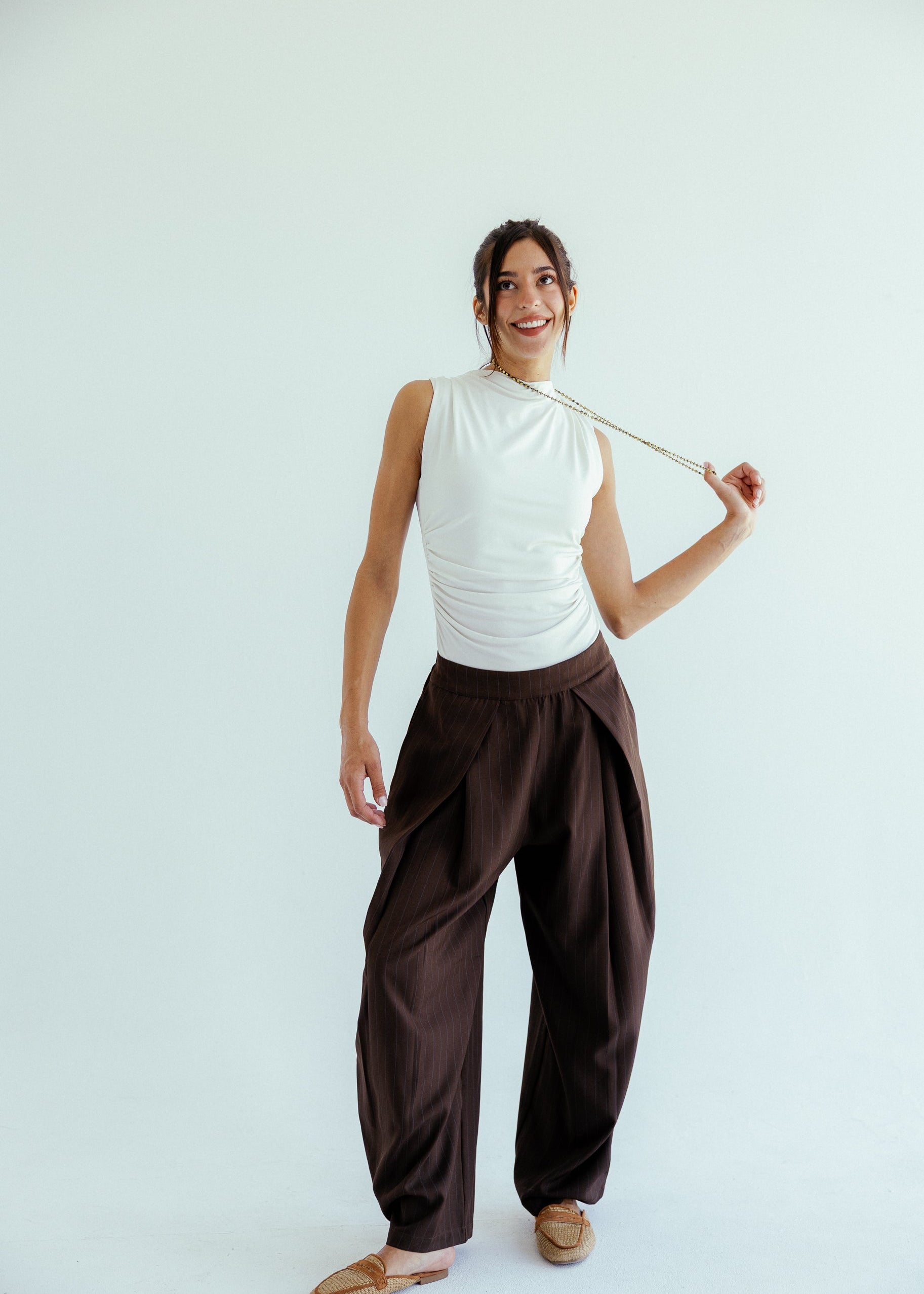 New Bestie Pants Brown - AB ESSENTIALS
