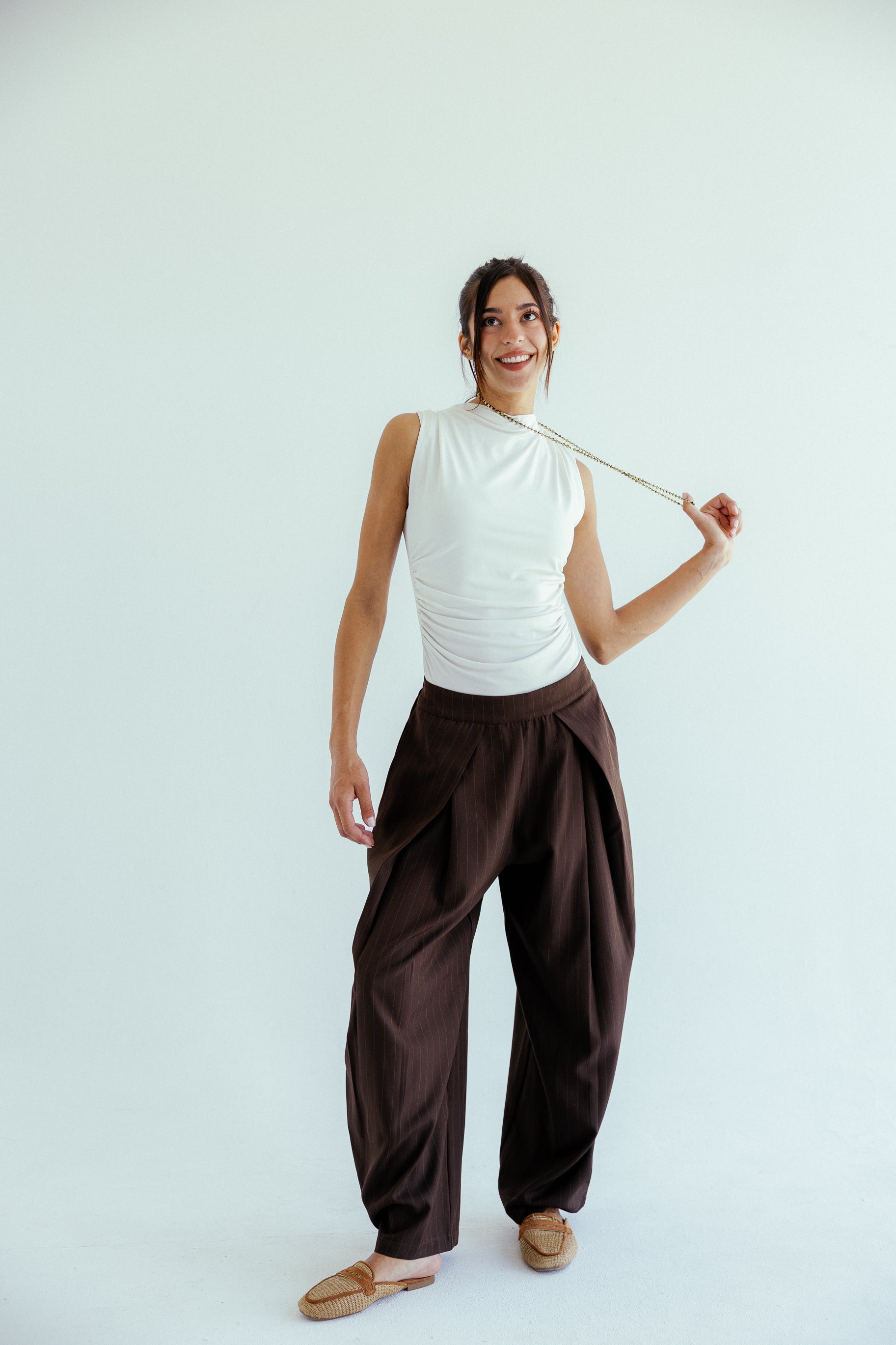 New Bestie Pants Brown - AB ESSENTIALS