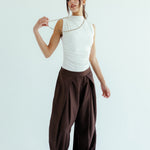 New Bestie Pants Brown - AB ESSENTIALS