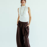 New Bestie Pants Brown - AB ESSENTIALS