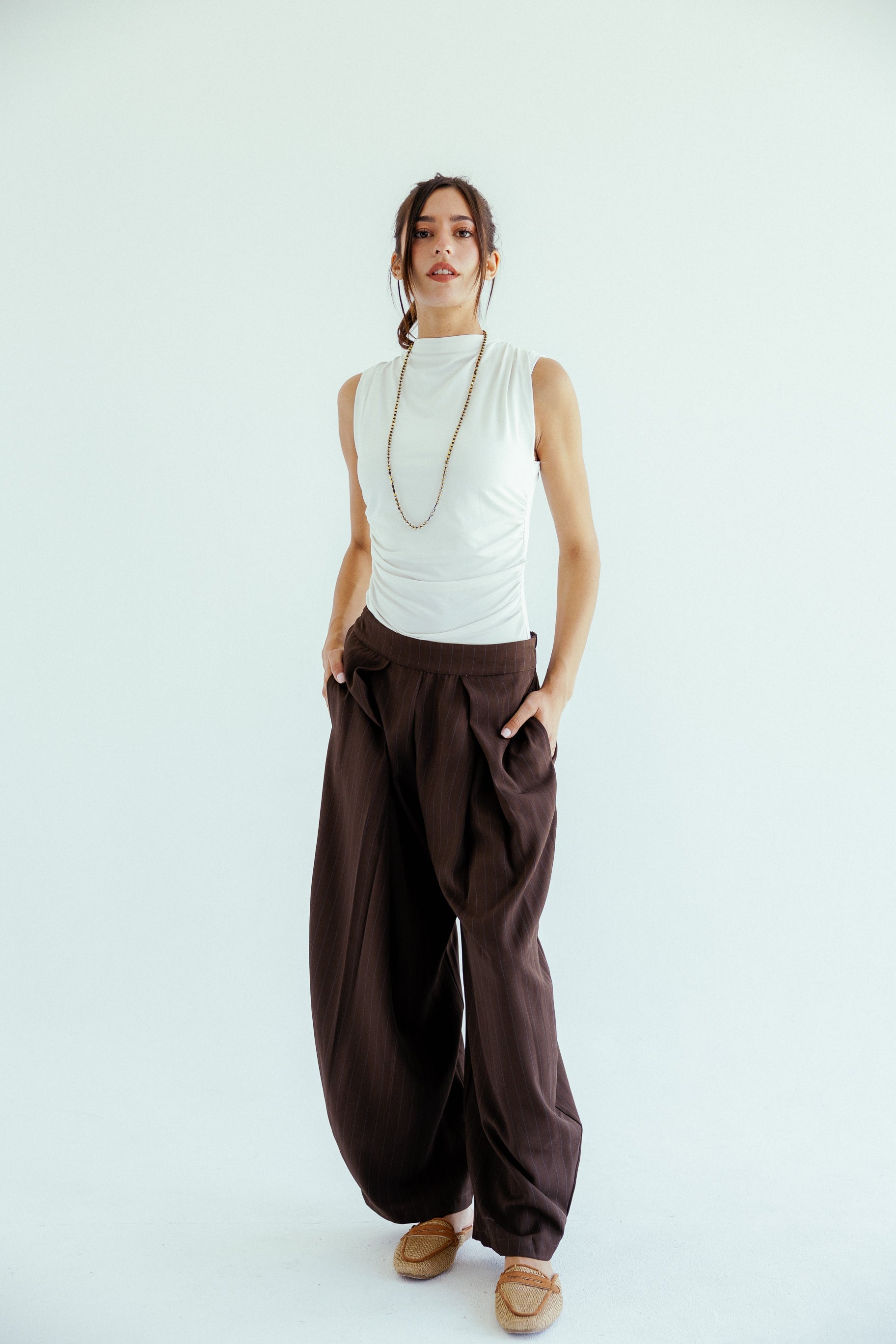 New Bestie Pants Brown - AB ESSENTIALS