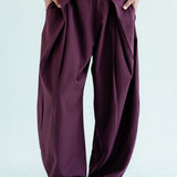 New Bestie Pants Burgundy - AB ESSENTIALS