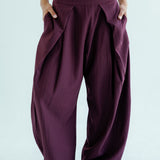 New Bestie Pants Burgundy - AB ESSENTIALS