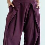New Bestie Pants Burgundy - AB ESSENTIALS