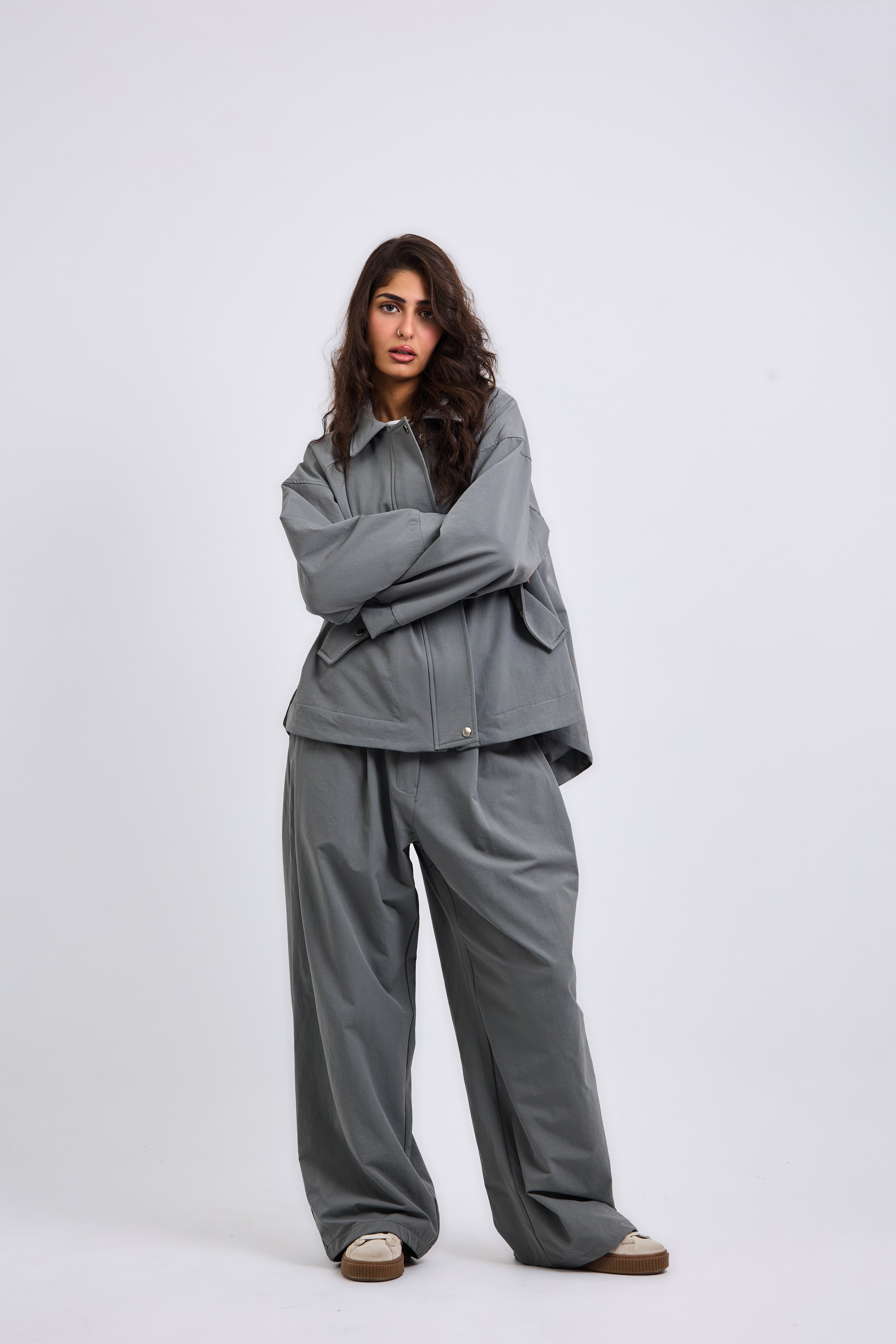 On Point Jacket Grey - AB ESSENTIALS