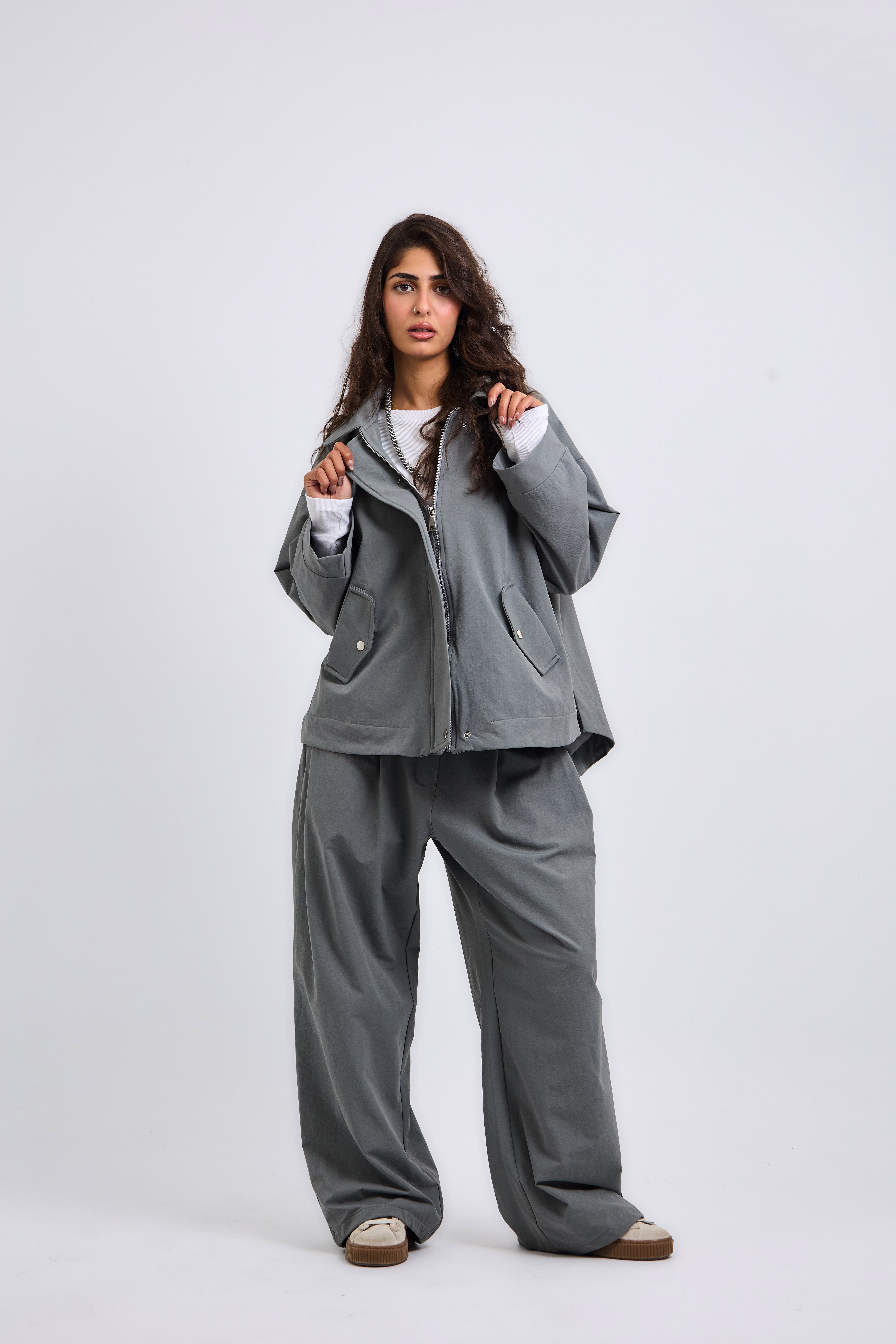 On Point Jacket Grey - AB ESSENTIALS