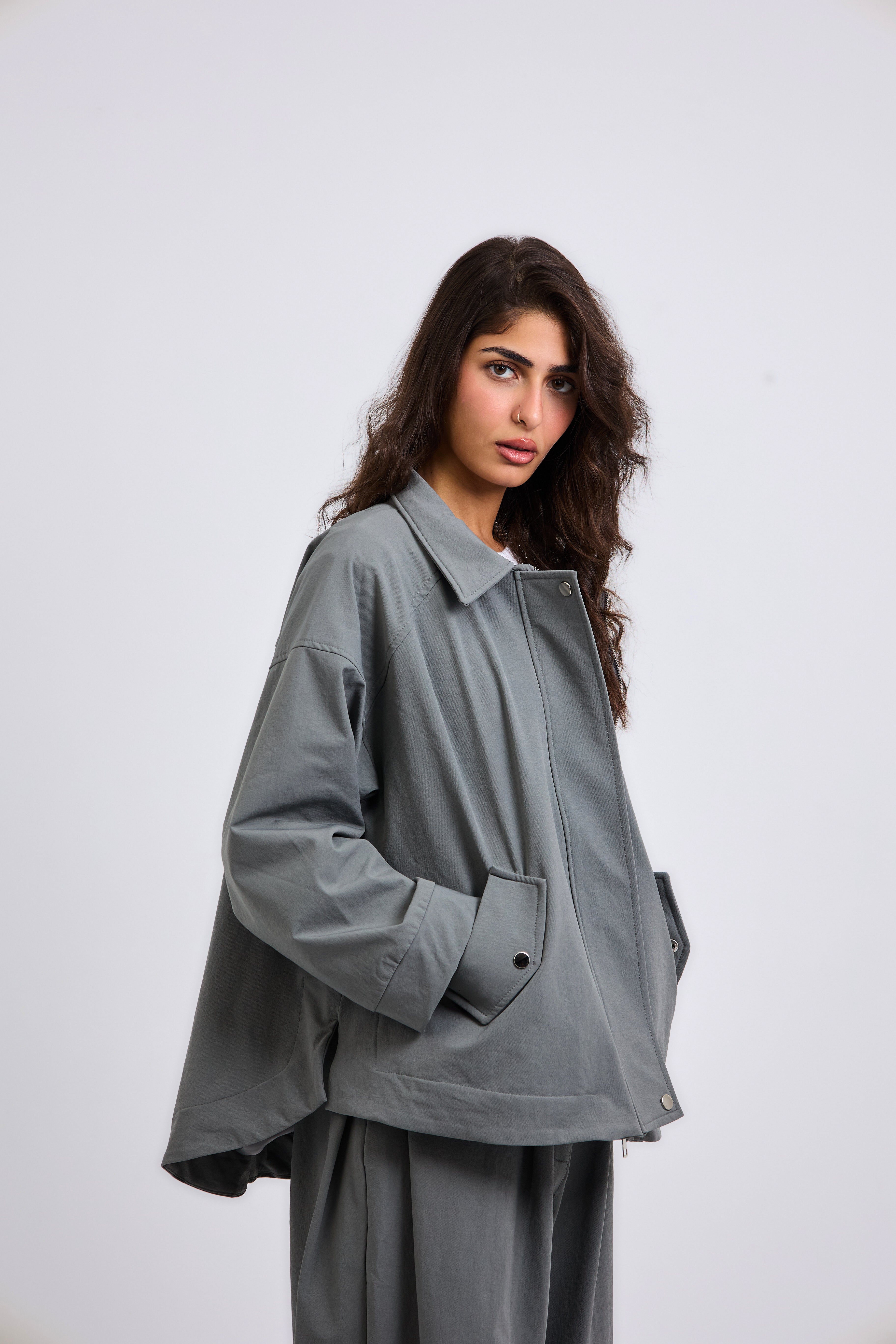 On Point Jacket Grey - AB ESSENTIALS