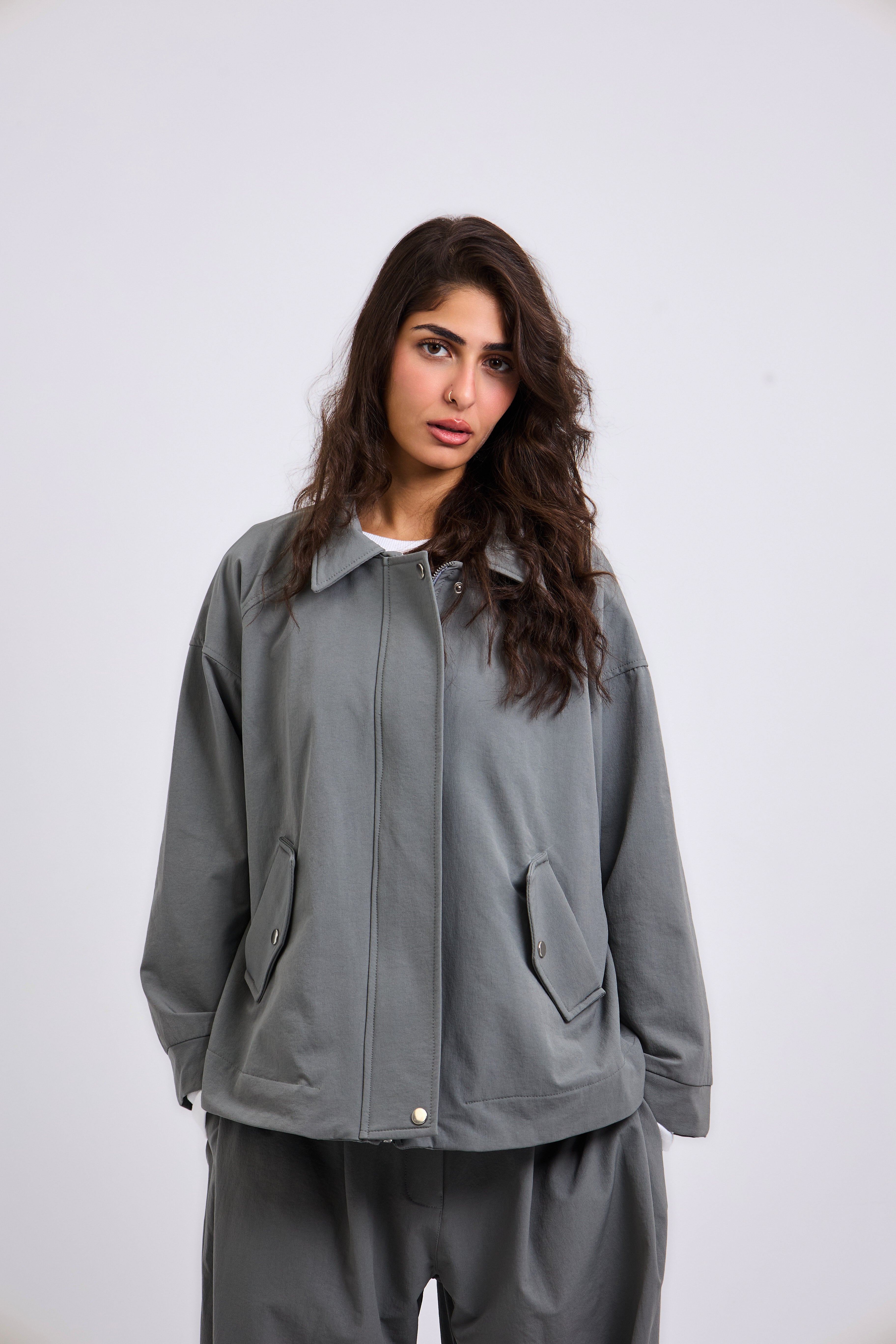 On Point Jacket Grey - AB ESSENTIALS