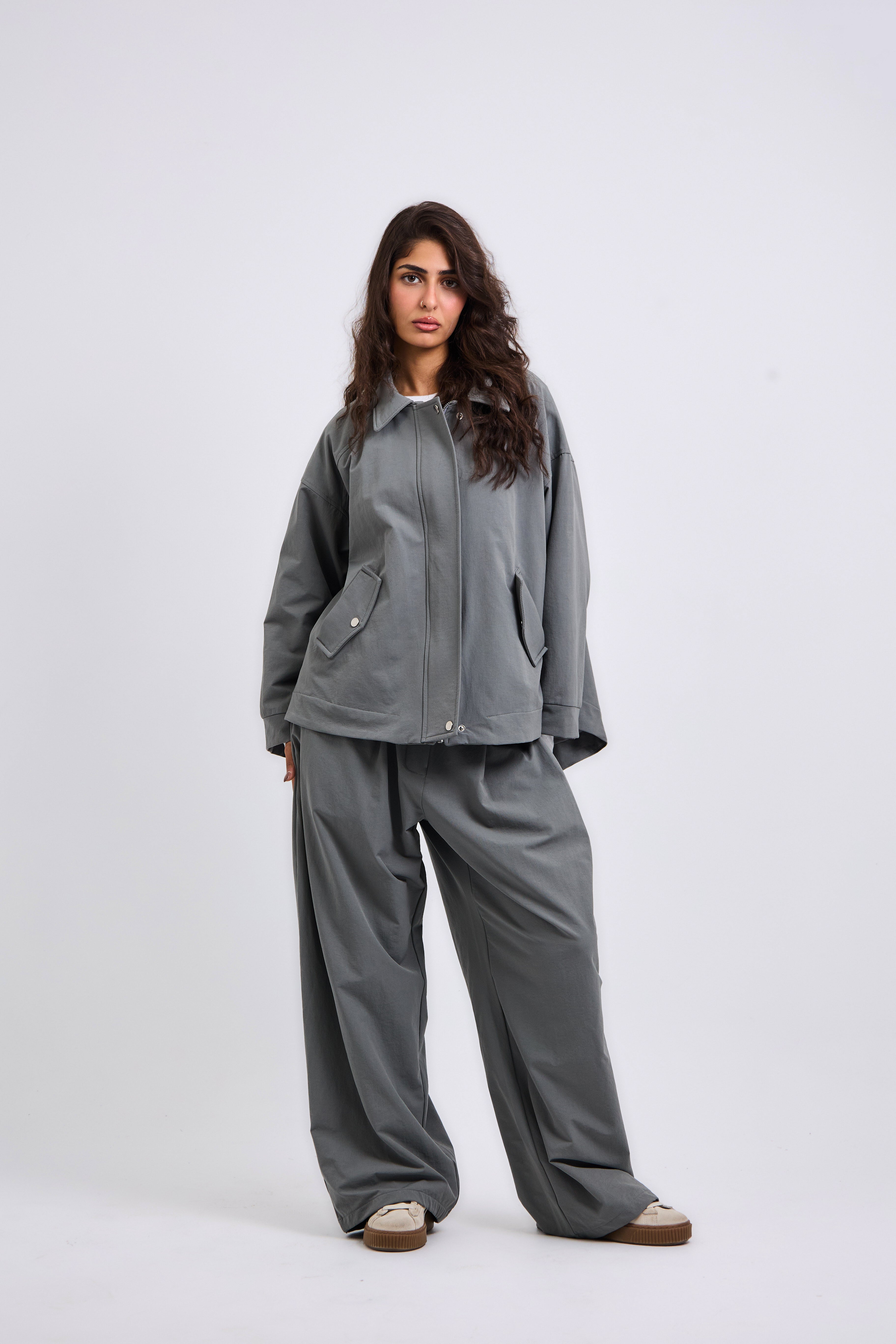 On Point Jacket Grey - AB ESSENTIALS