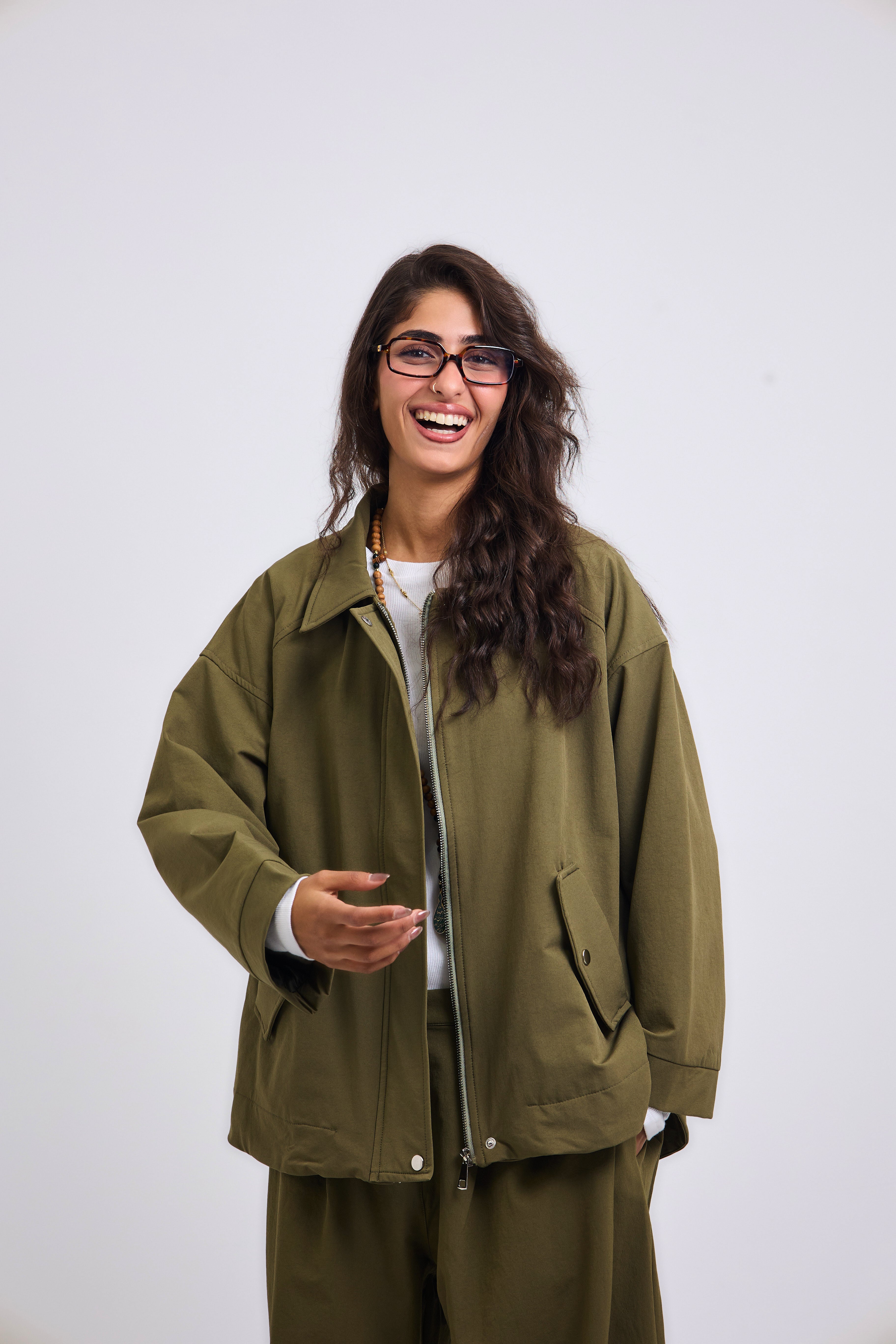 On Point Jacket Olive - AB ESSENTIALS