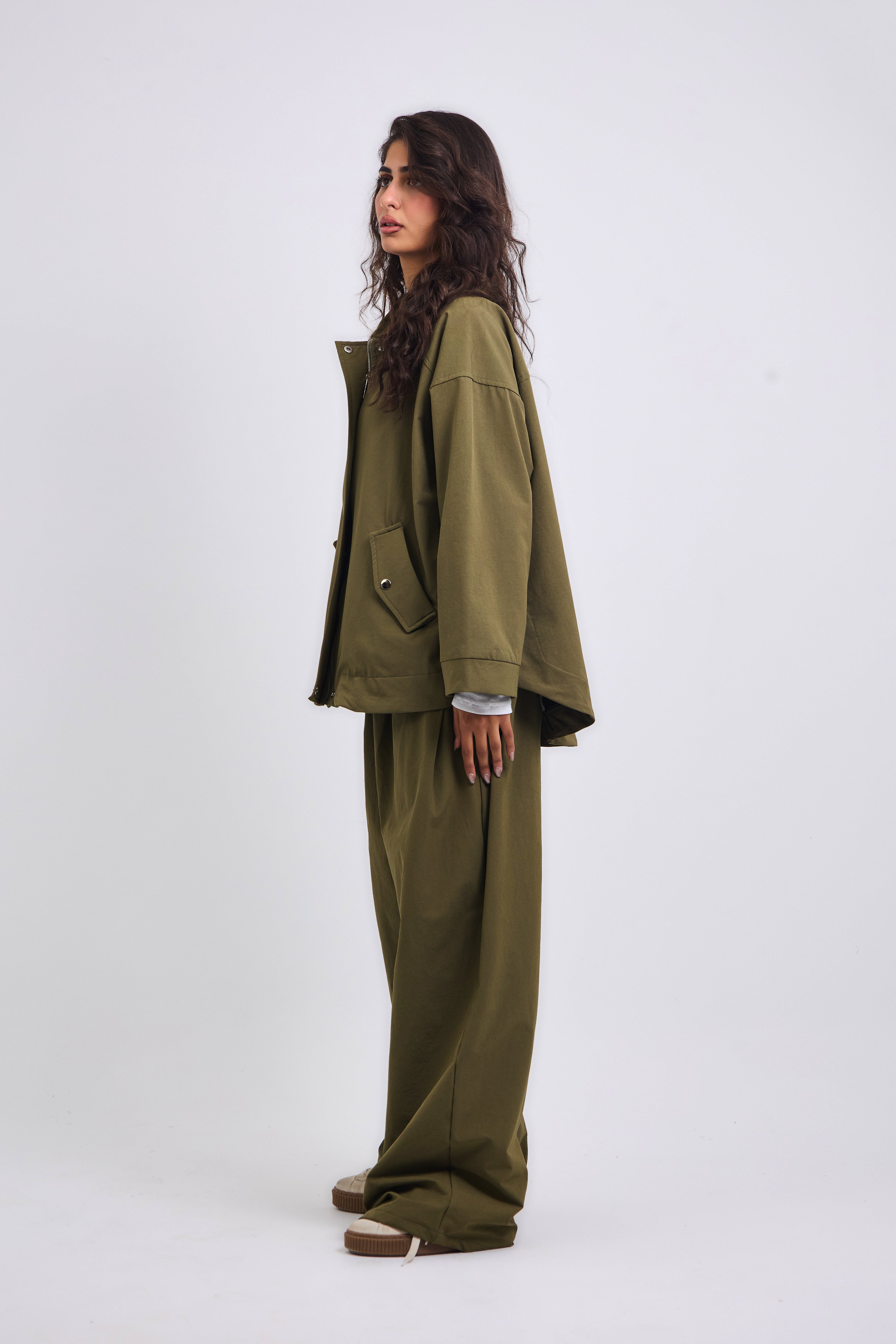 On Point Jacket Olive - AB ESSENTIALS