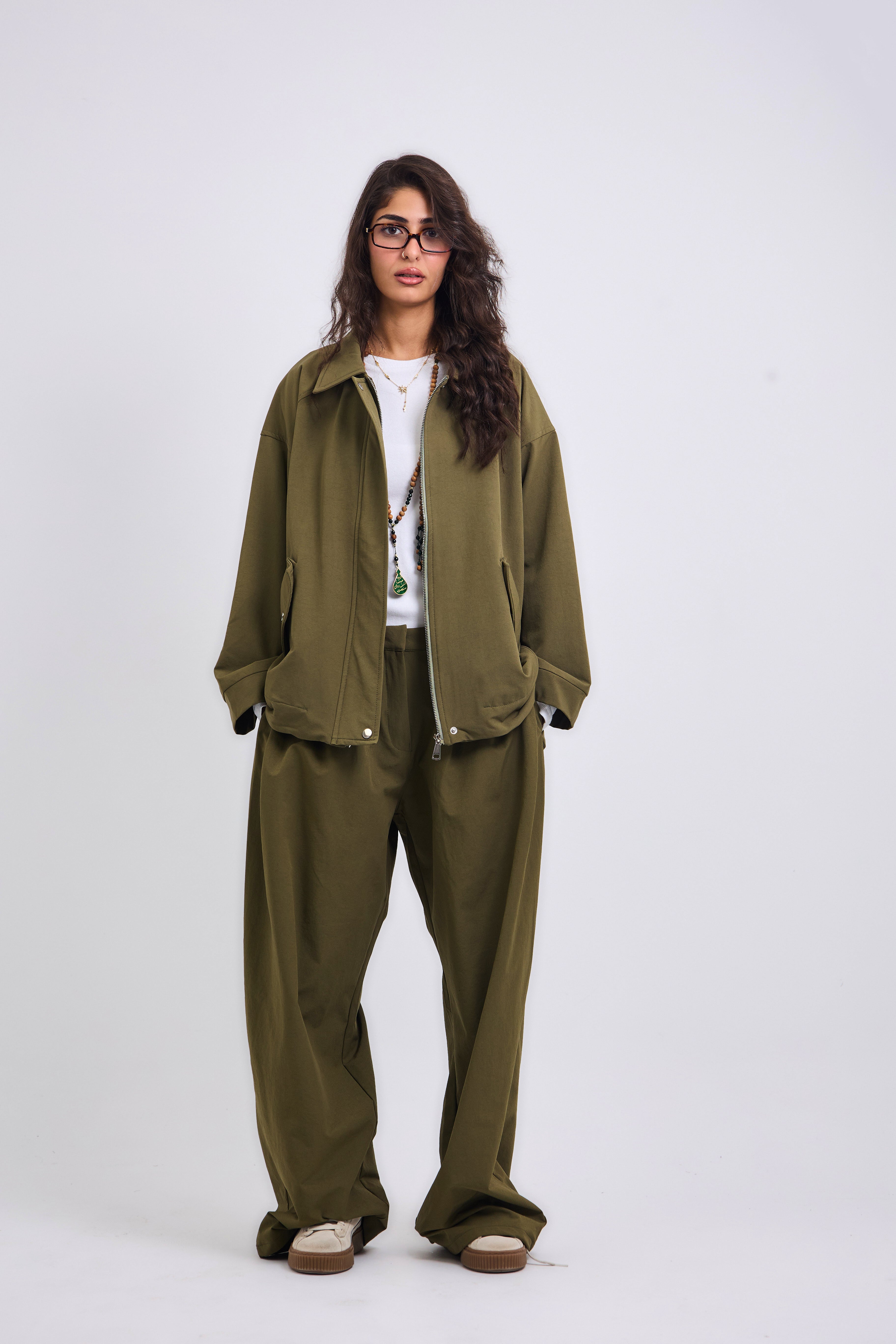 On Point Jacket Olive - AB ESSENTIALS