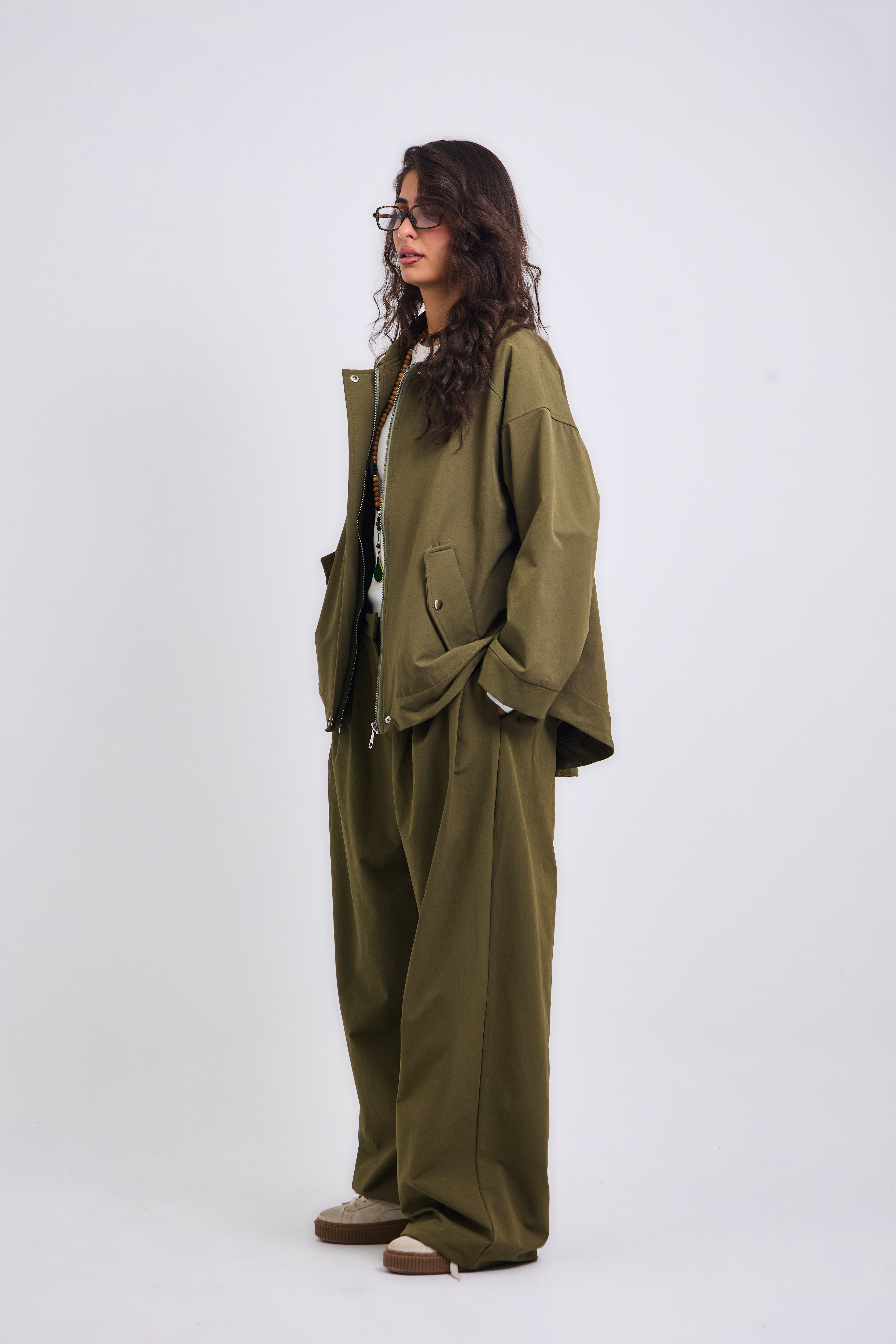 On Point Jacket Olive - AB ESSENTIALS