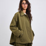 On Point Jacket Olive - AB ESSENTIALS