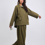 On Point Jacket Olive - AB ESSENTIALS