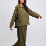 On Point Jacket Olive - AB ESSENTIALS