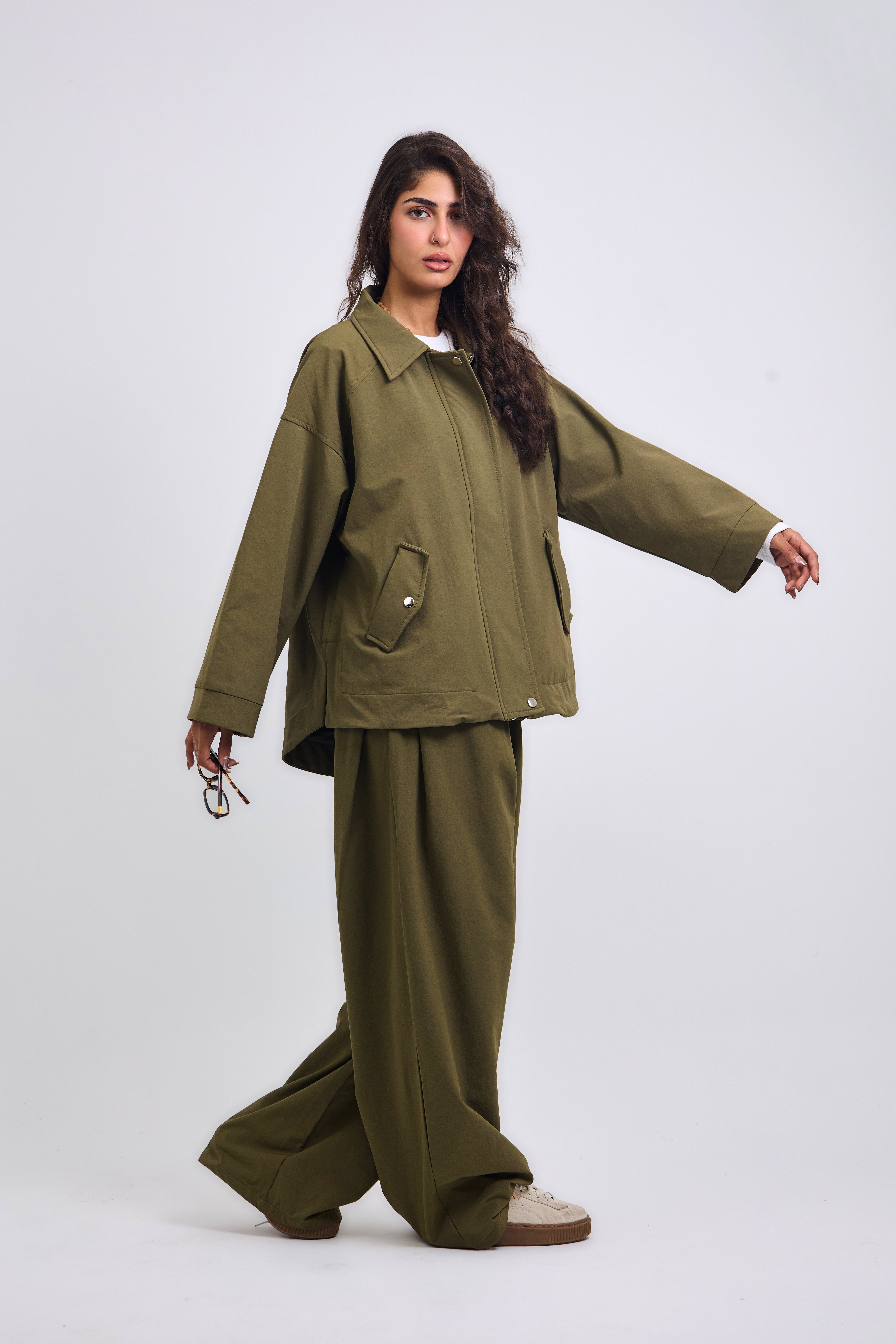 On Point Jacket Olive - AB ESSENTIALS