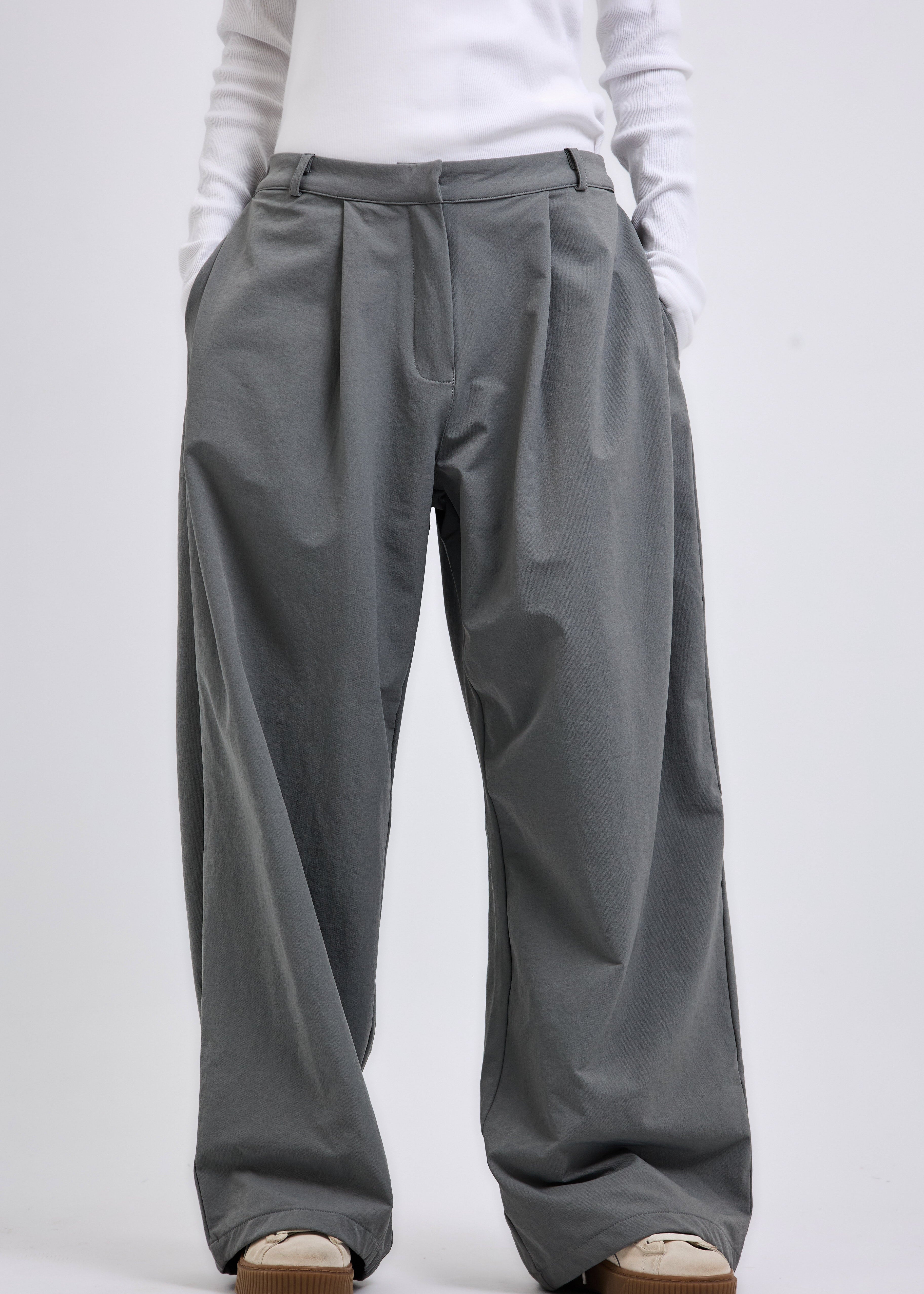 On Point Pants Grey - AB ESSENTIALS