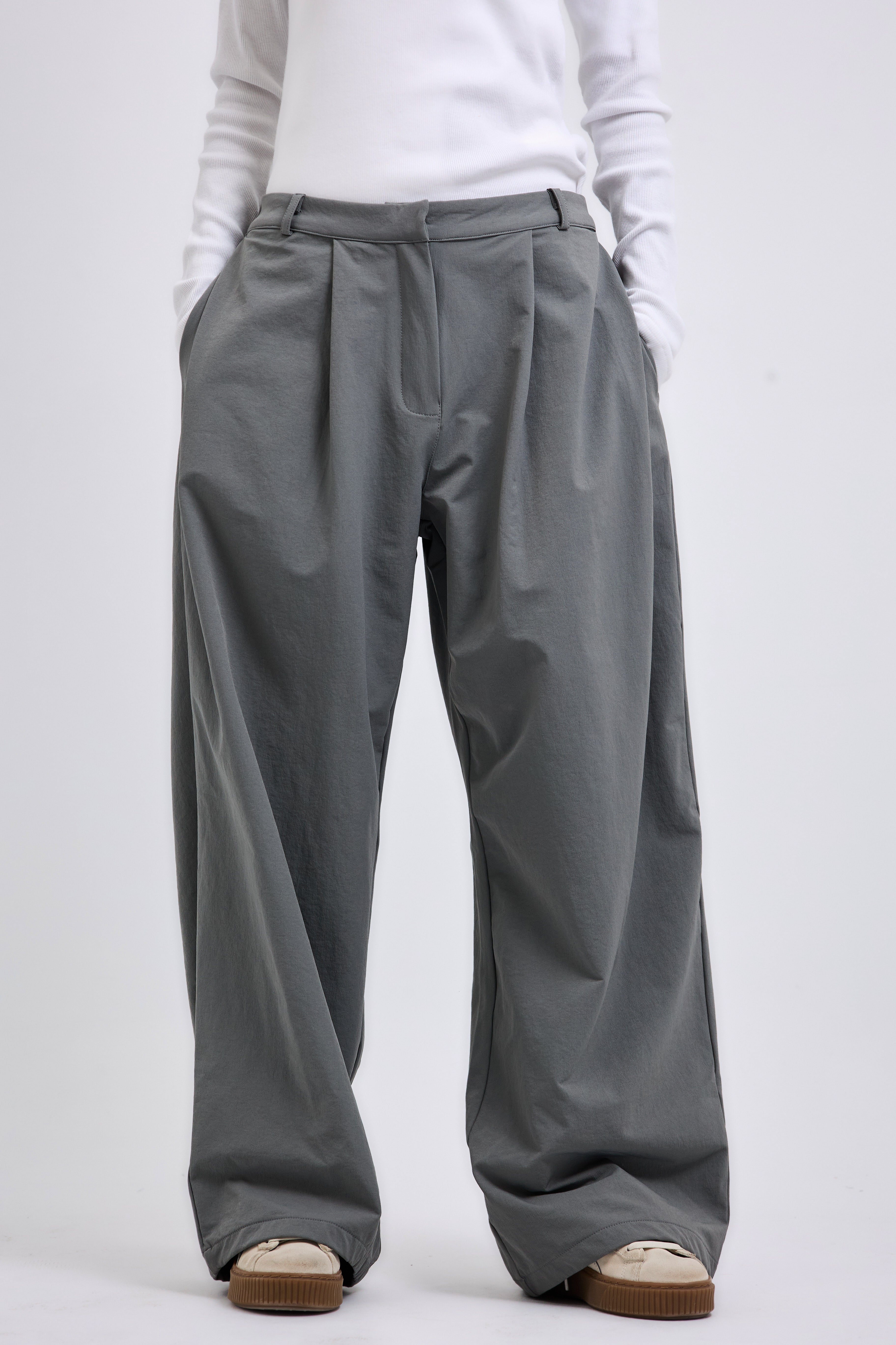 On Point Pants Grey - AB ESSENTIALS
