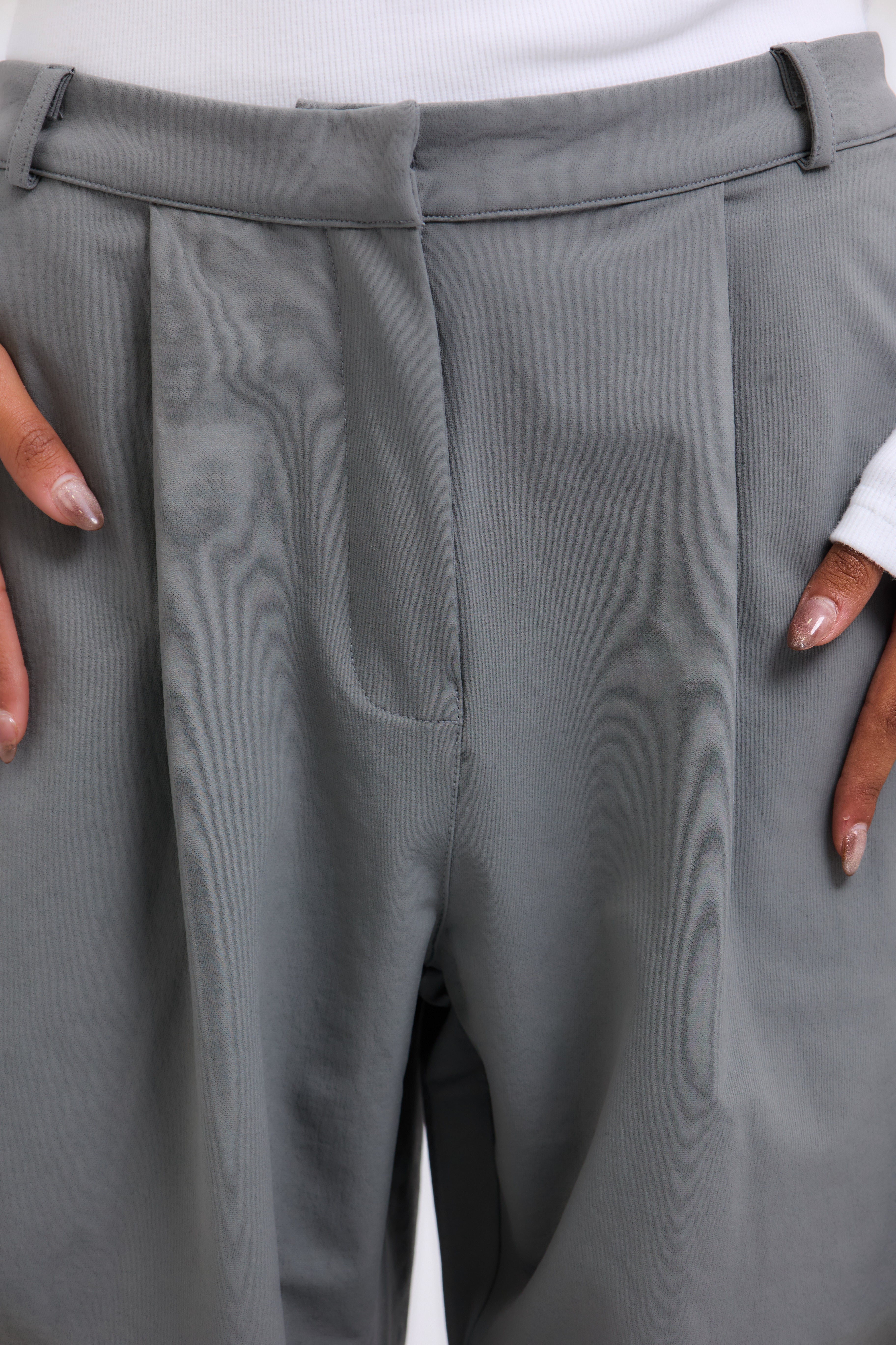 On Point Pants Grey - AB ESSENTIALS