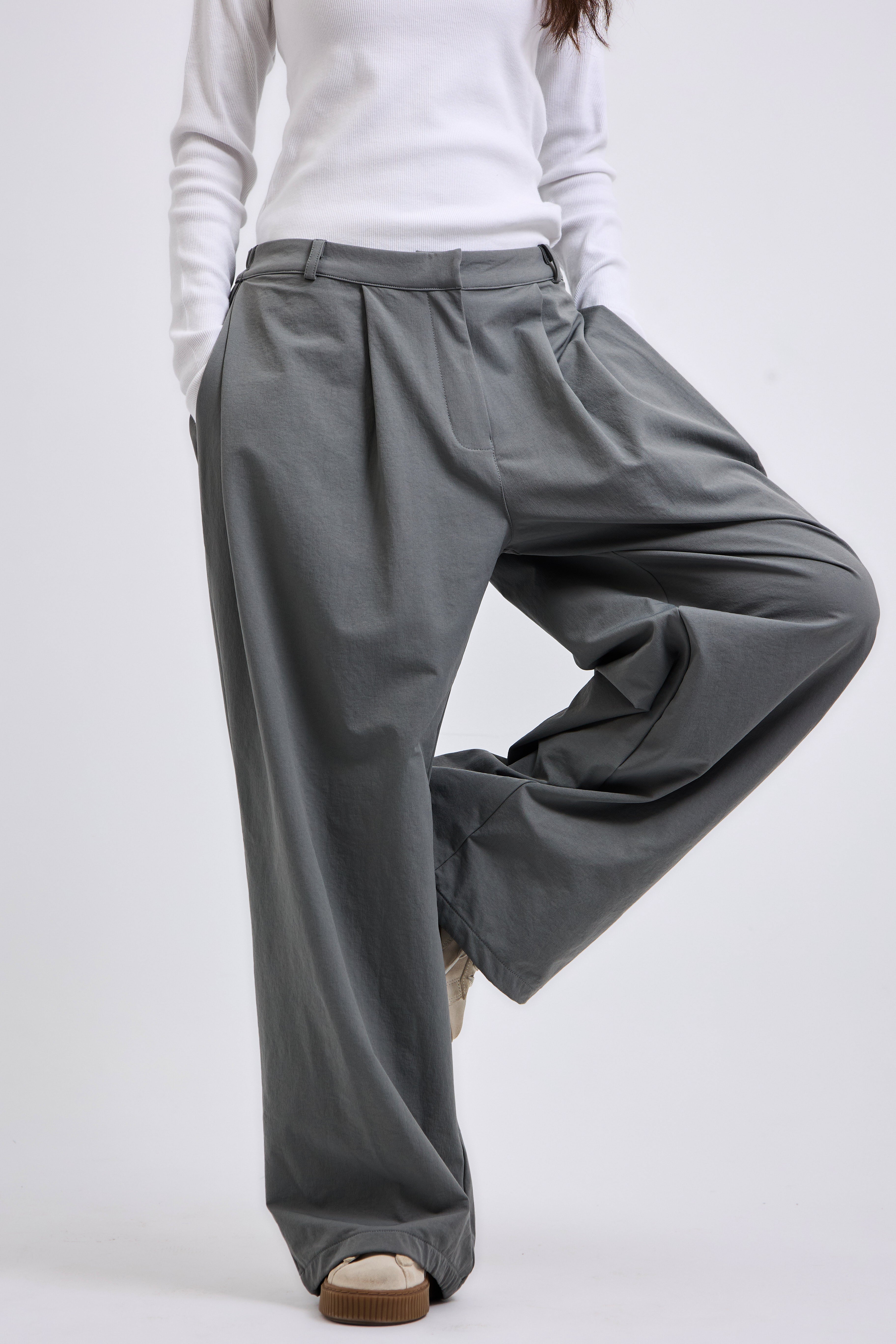 On Point Pants Grey - AB ESSENTIALS