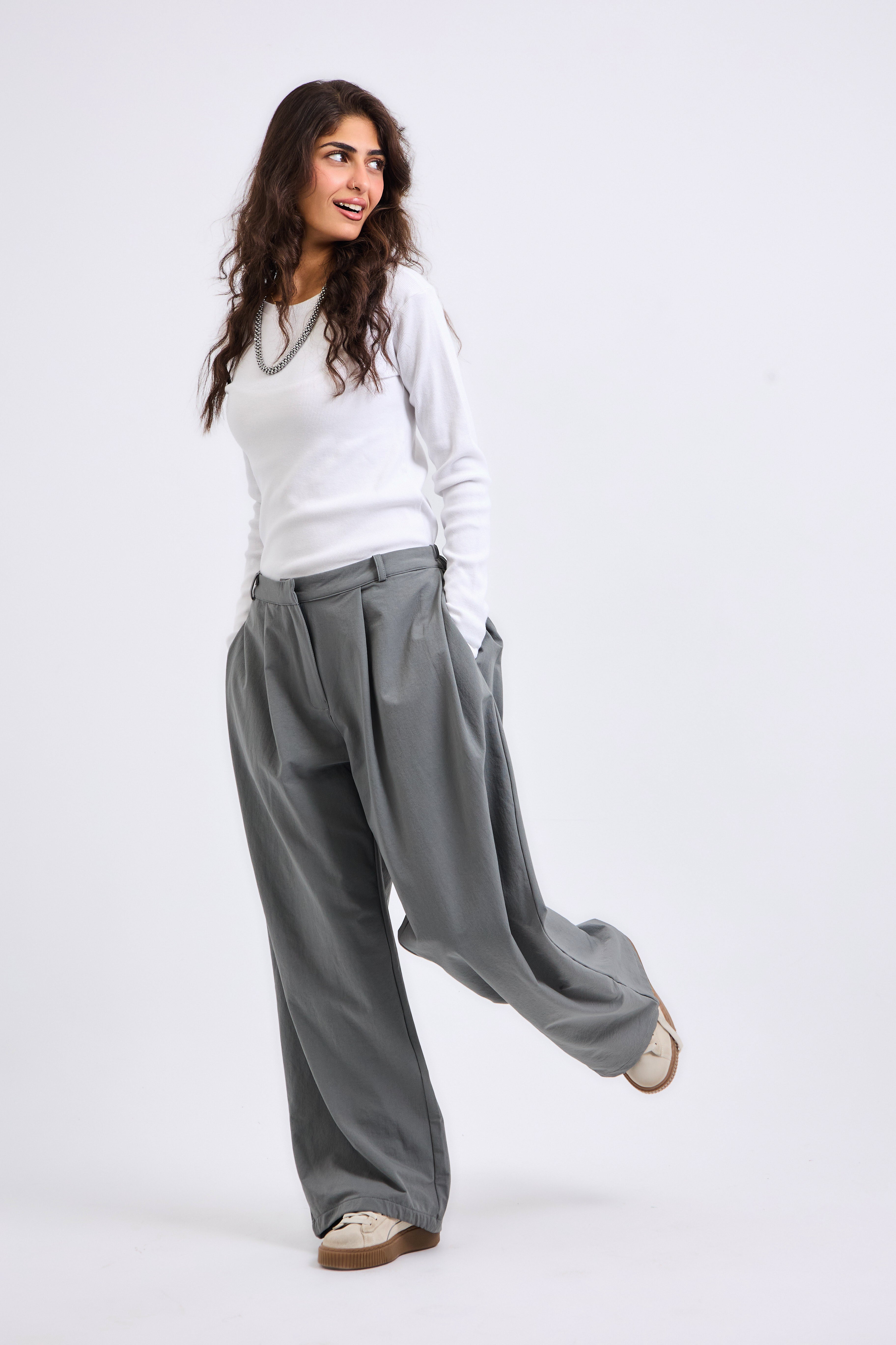 On Point Pants Grey - AB ESSENTIALS