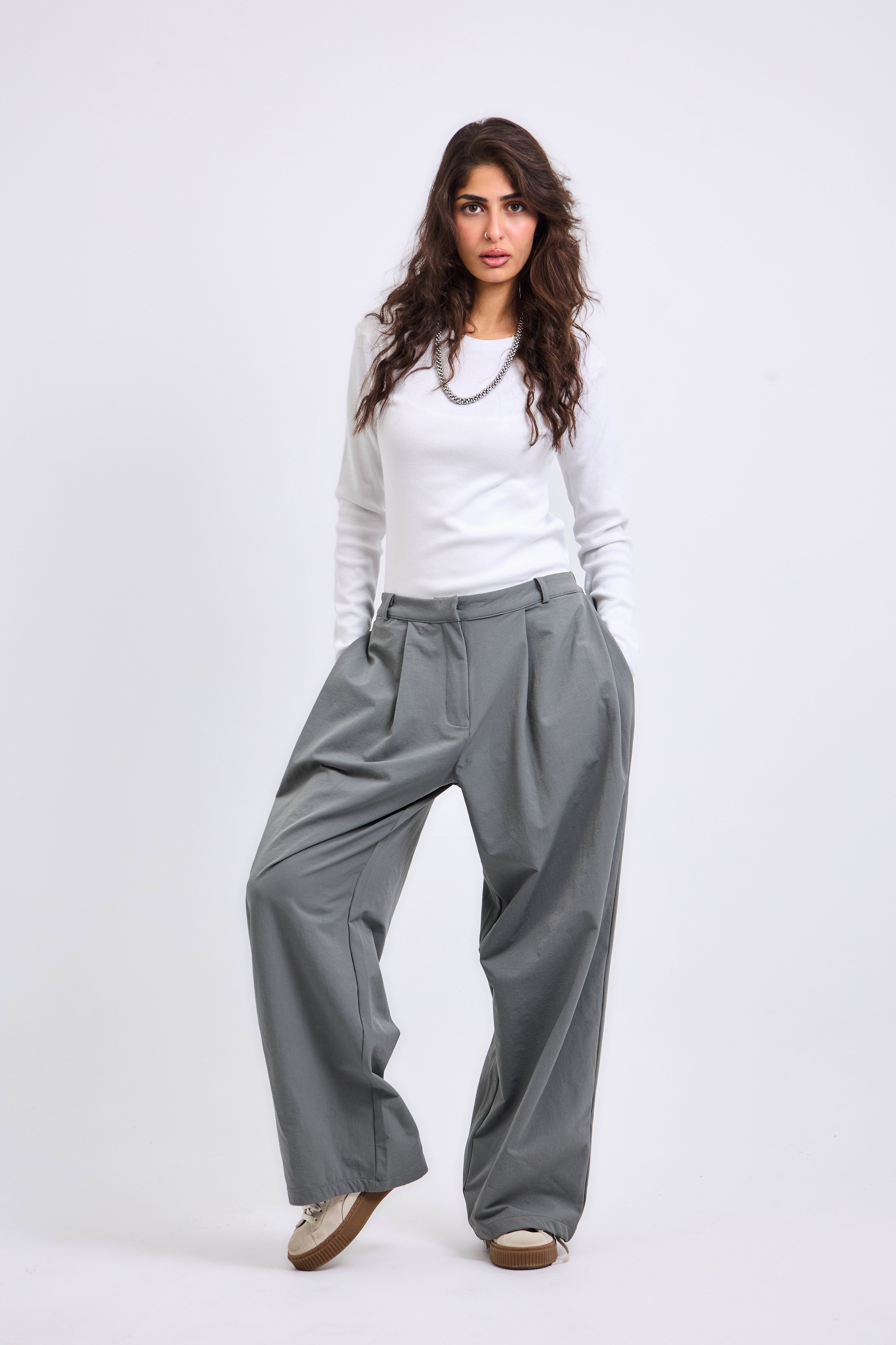 On Point Pants Grey - AB ESSENTIALS