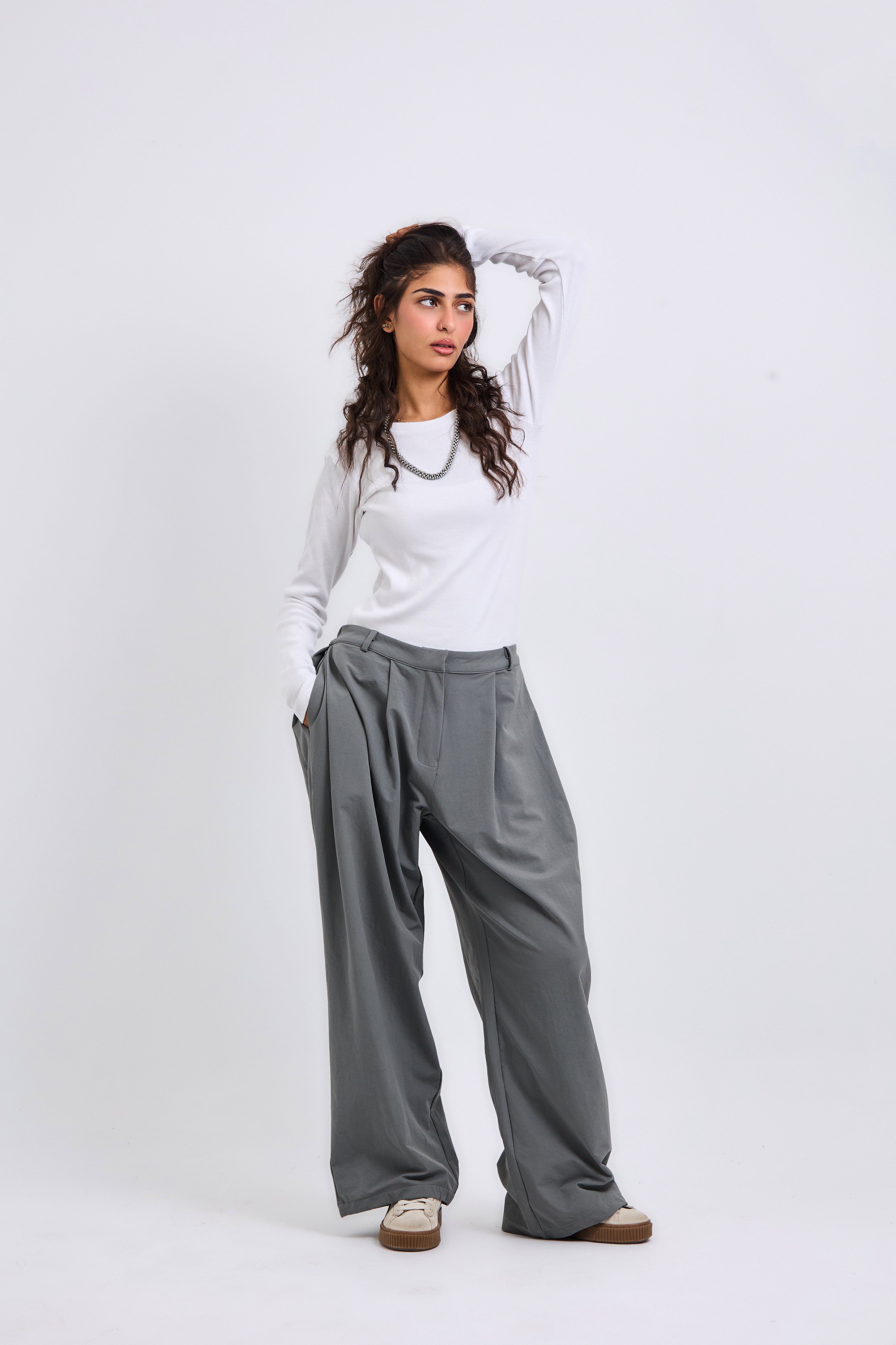 On Point Pants Grey - AB ESSENTIALS