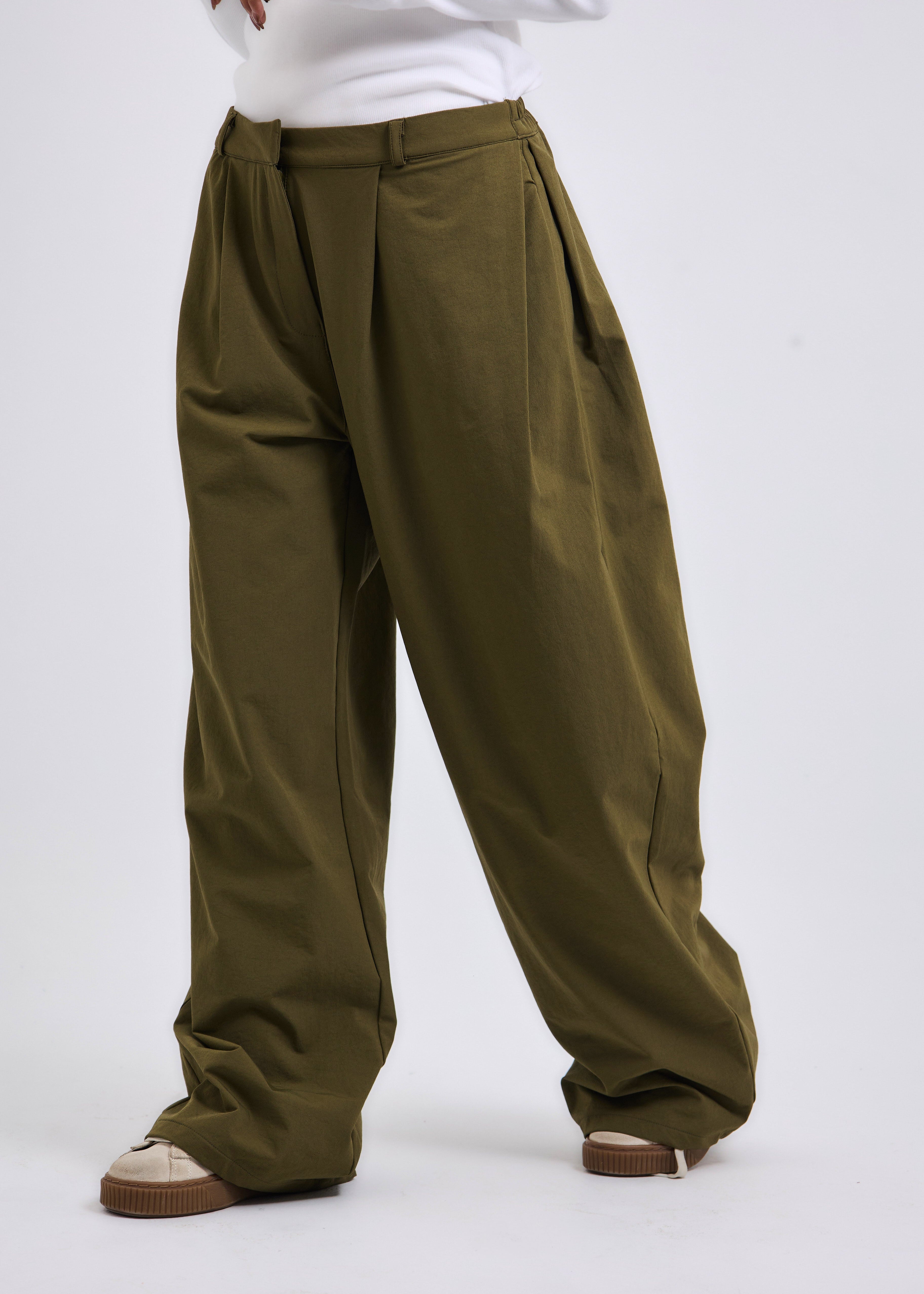 On Point Pants Olive - AB ESSENTIALS