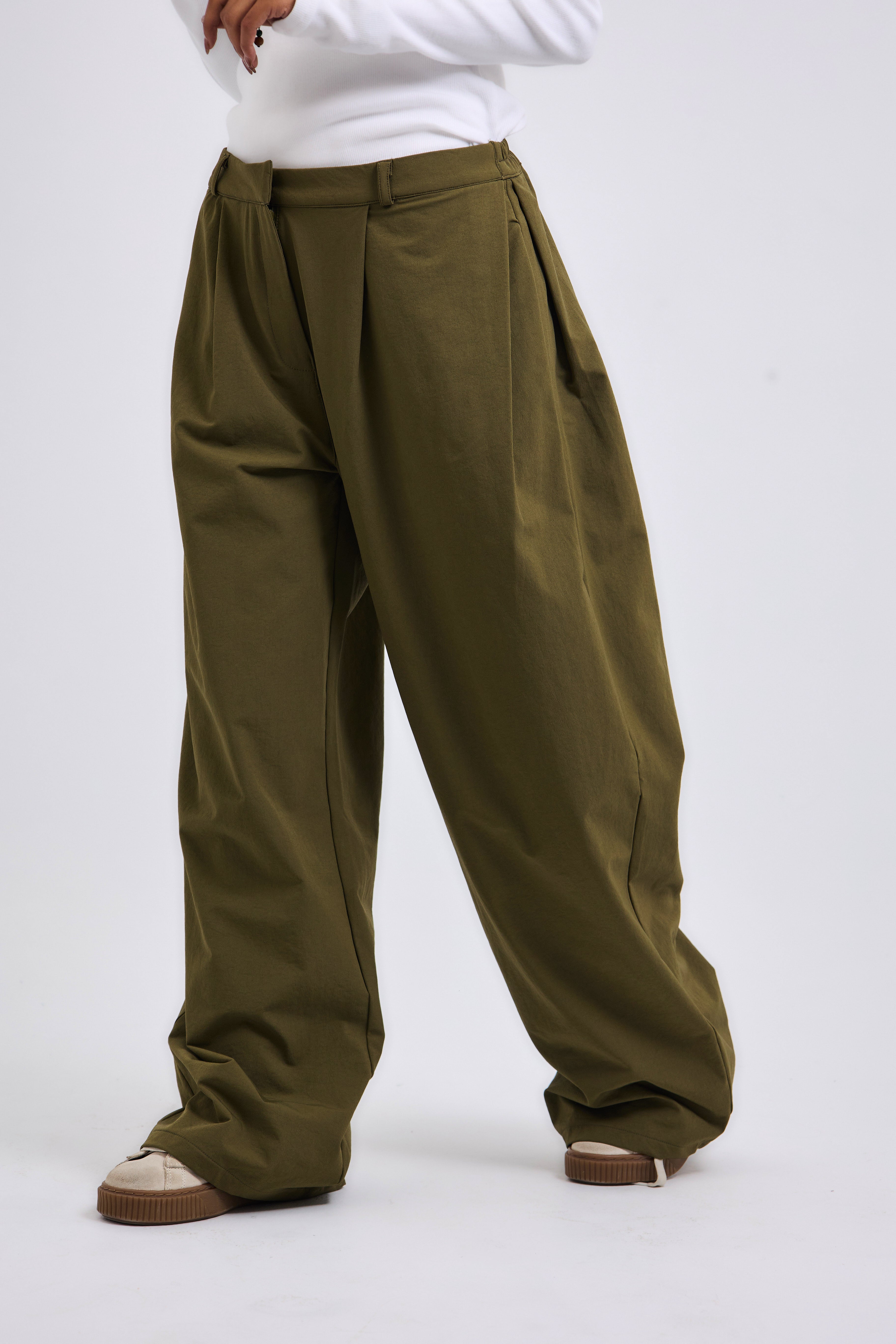 On Point Pants Olive - AB ESSENTIALS
