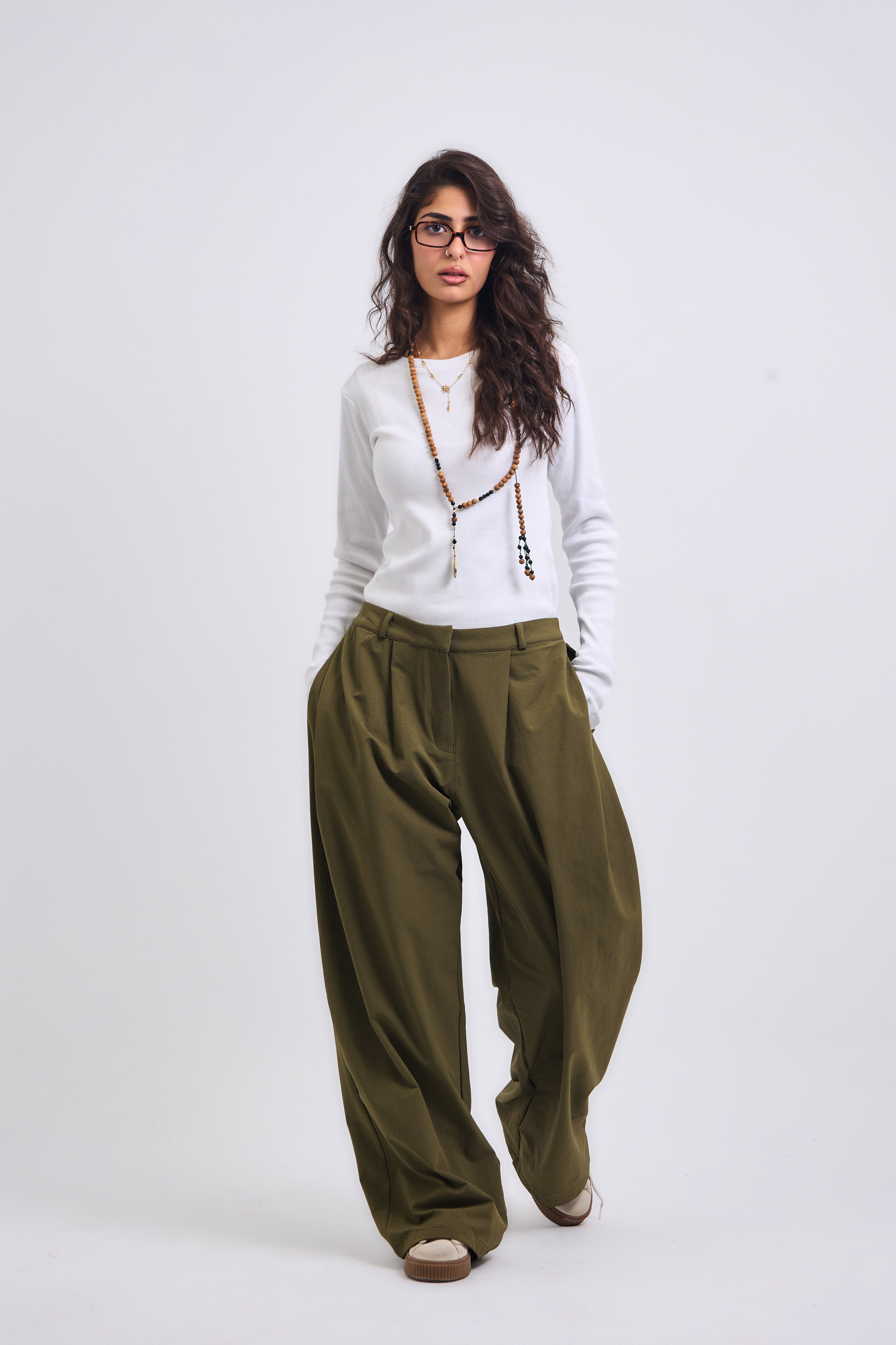 On Point Pants Olive - AB ESSENTIALS