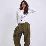 On Point Pants Olive - AB ESSENTIALS