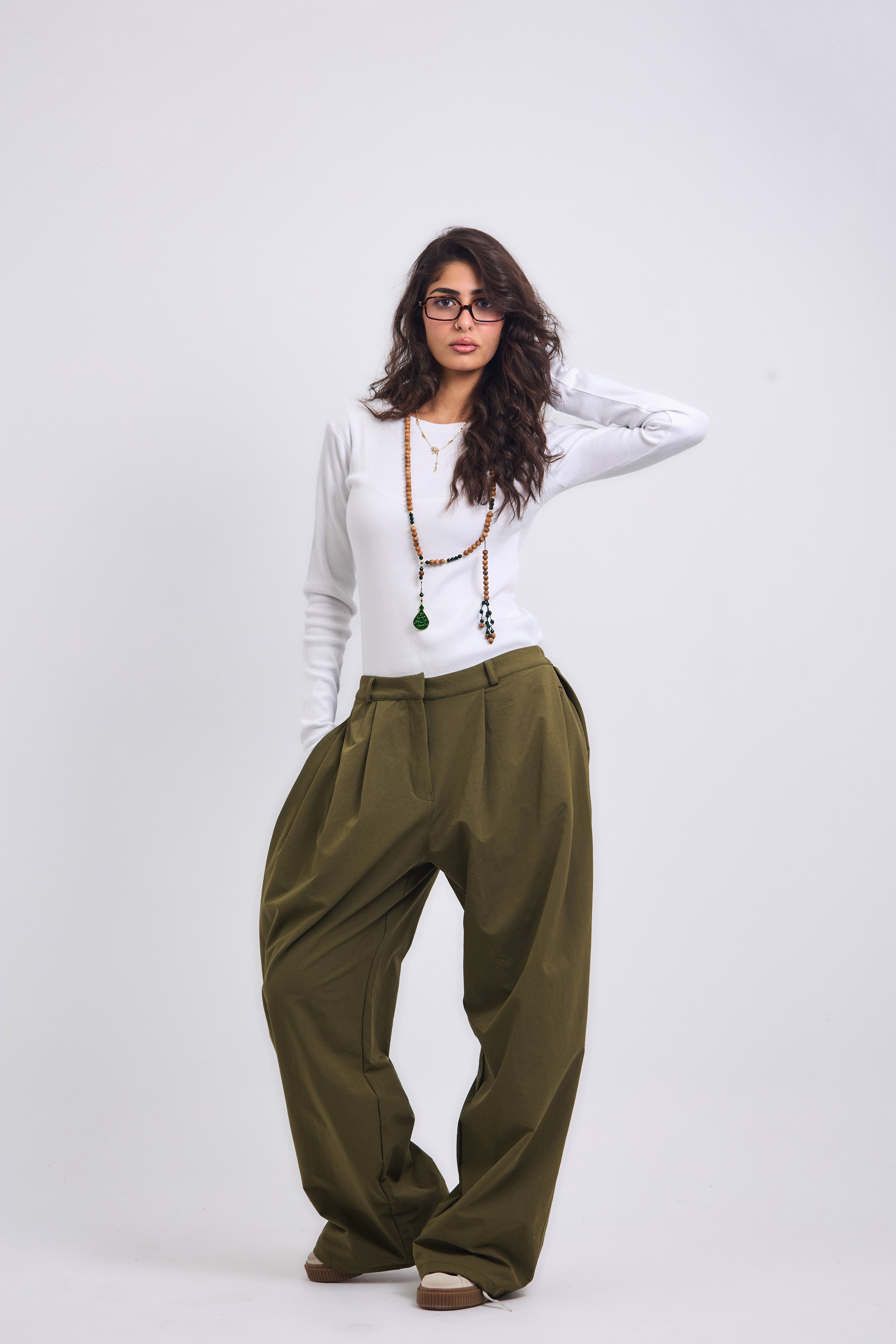 On Point Pants Olive - AB ESSENTIALS