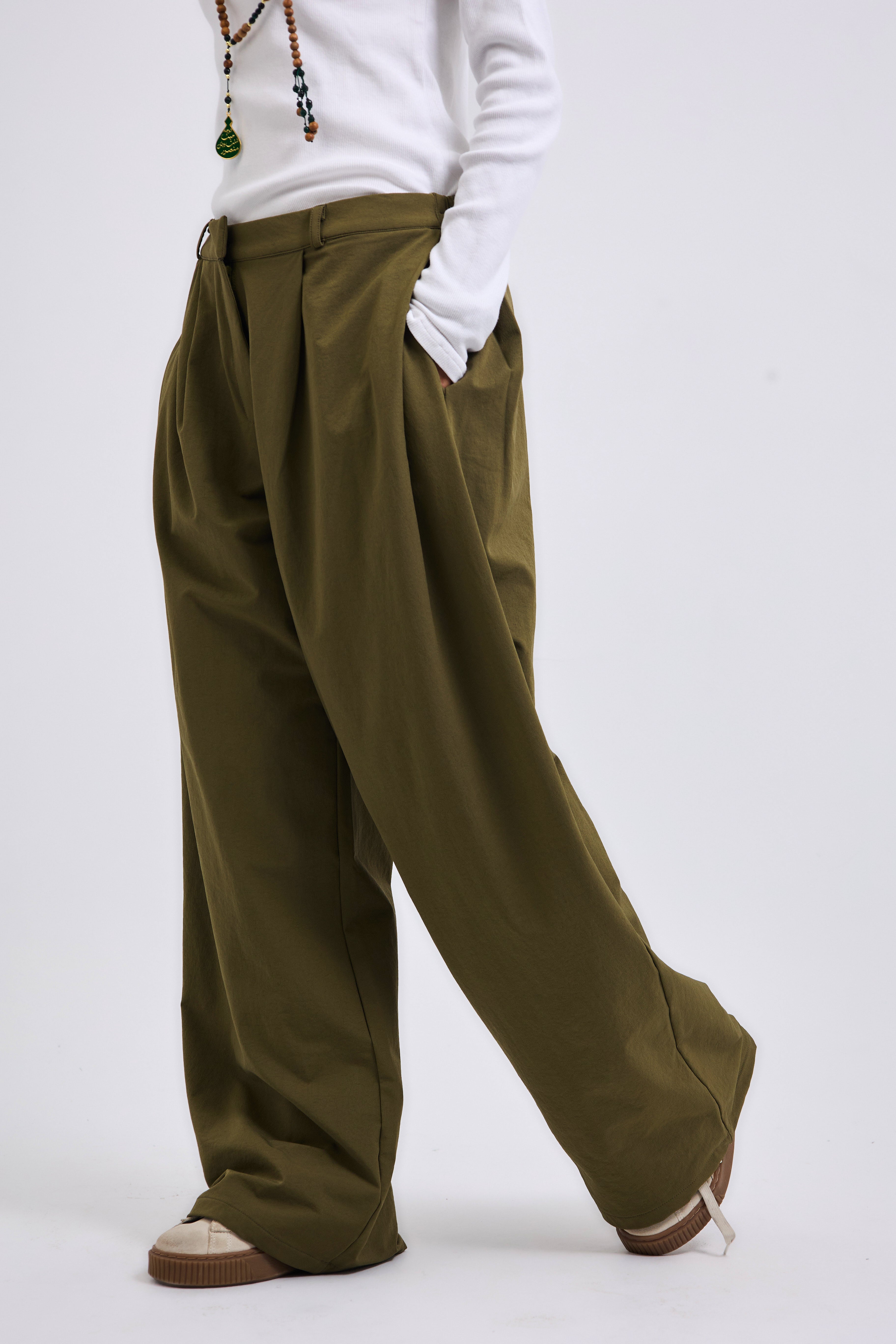 On Point Pants Olive - AB ESSENTIALS