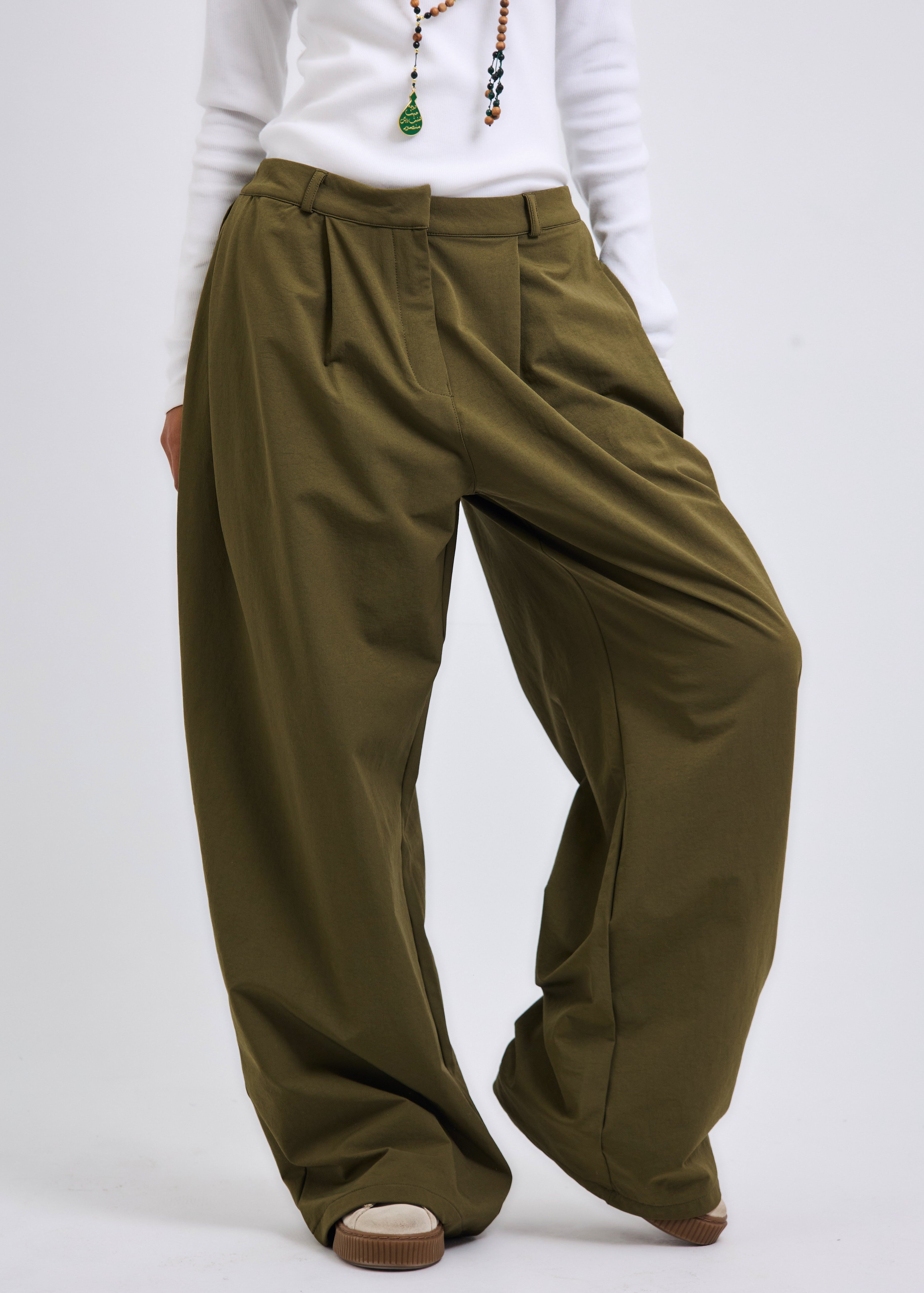 On Point Pants Olive - AB ESSENTIALS