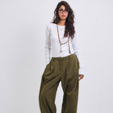 On Point Pants Olive - AB ESSENTIALS
