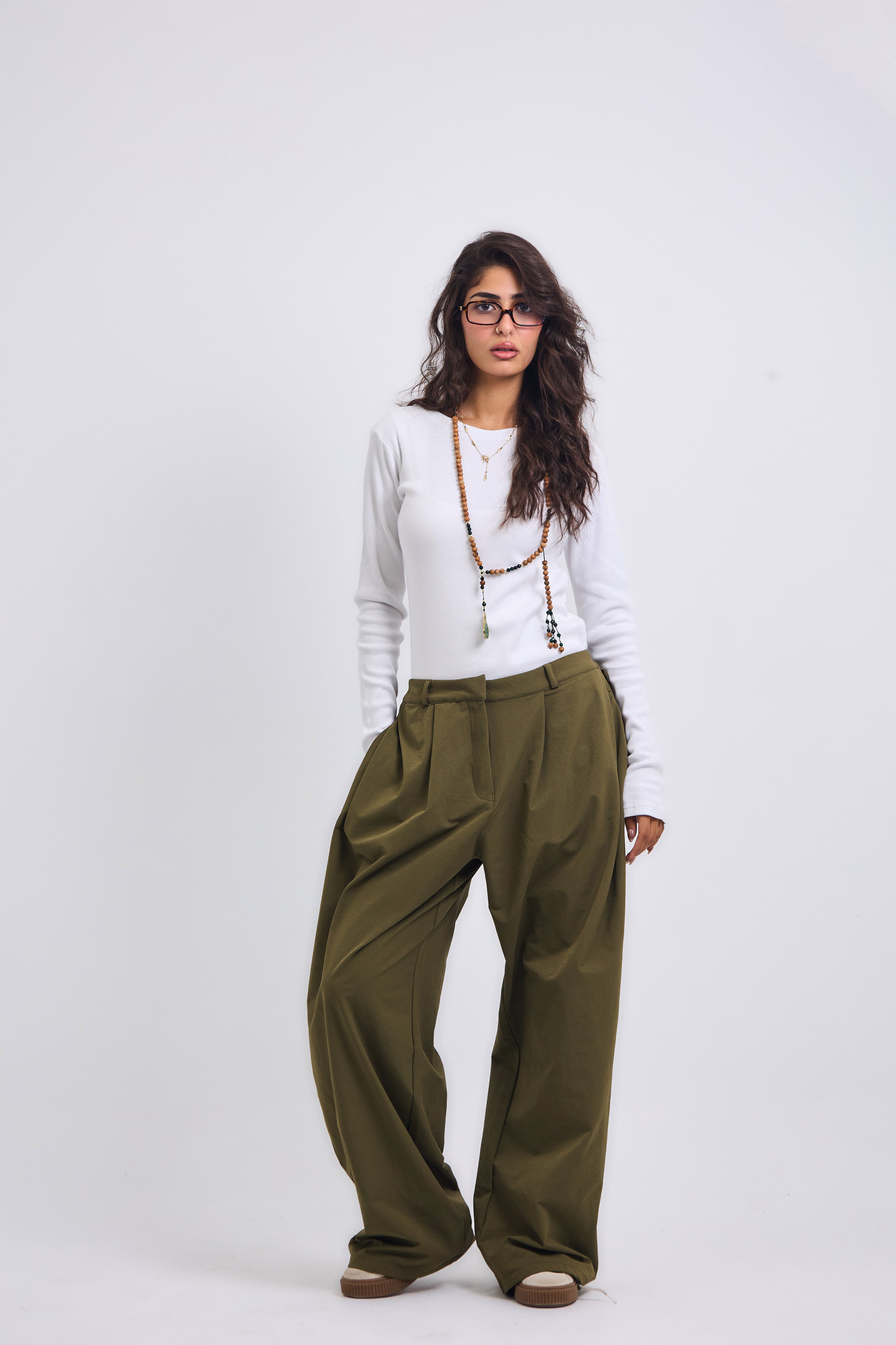 On Point Pants Olive - AB ESSENTIALS